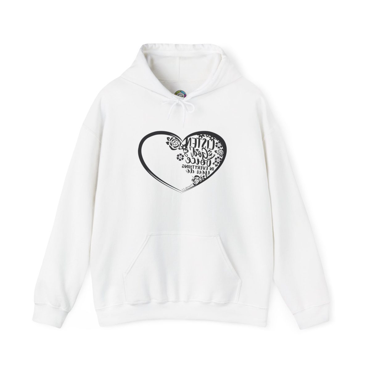 Listen to God - Mirror Reflection Reminder™ Hooded Sweatshirt - Image 5