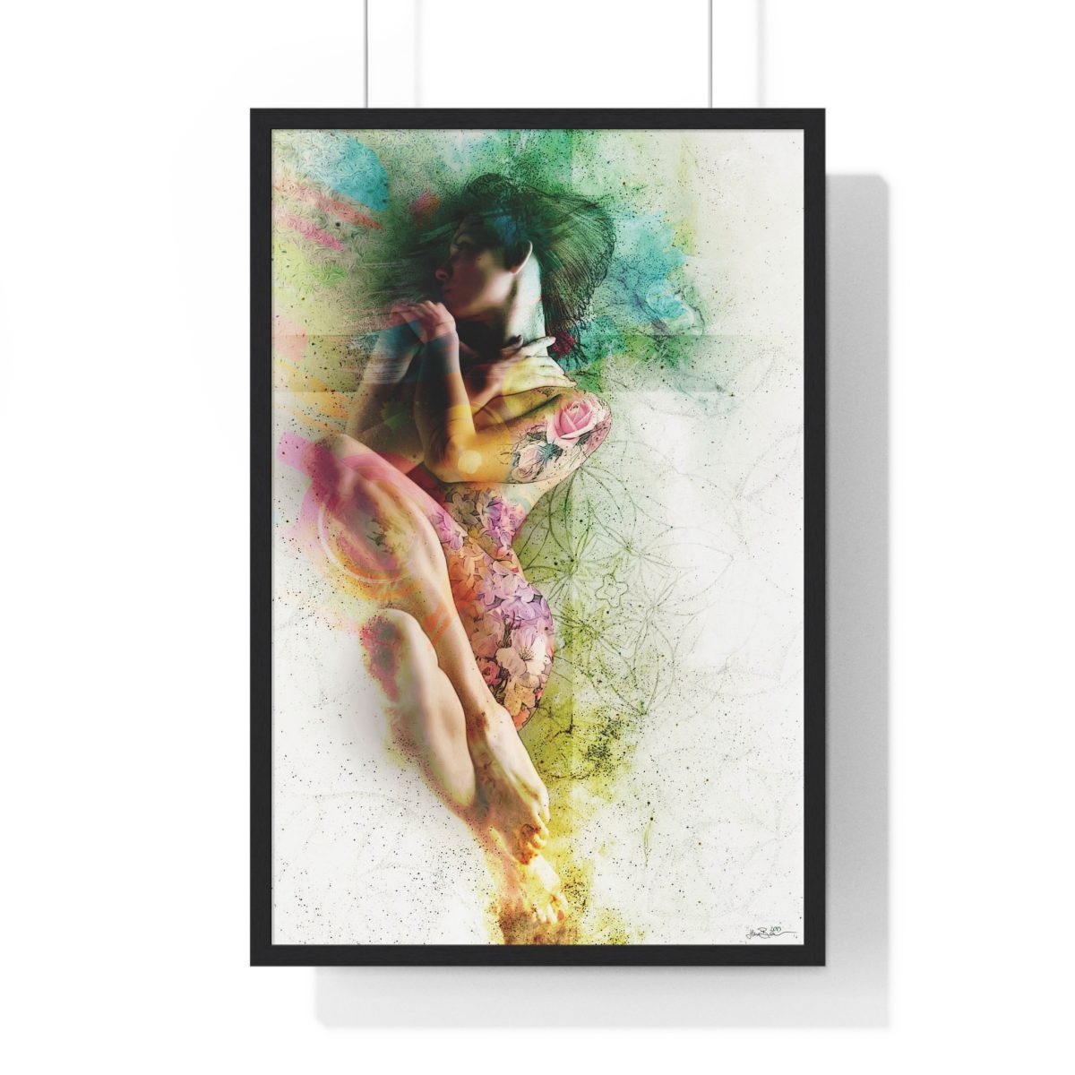 Loved by the Holy Spirit – Matte Canvas, Black Frame - Image 7