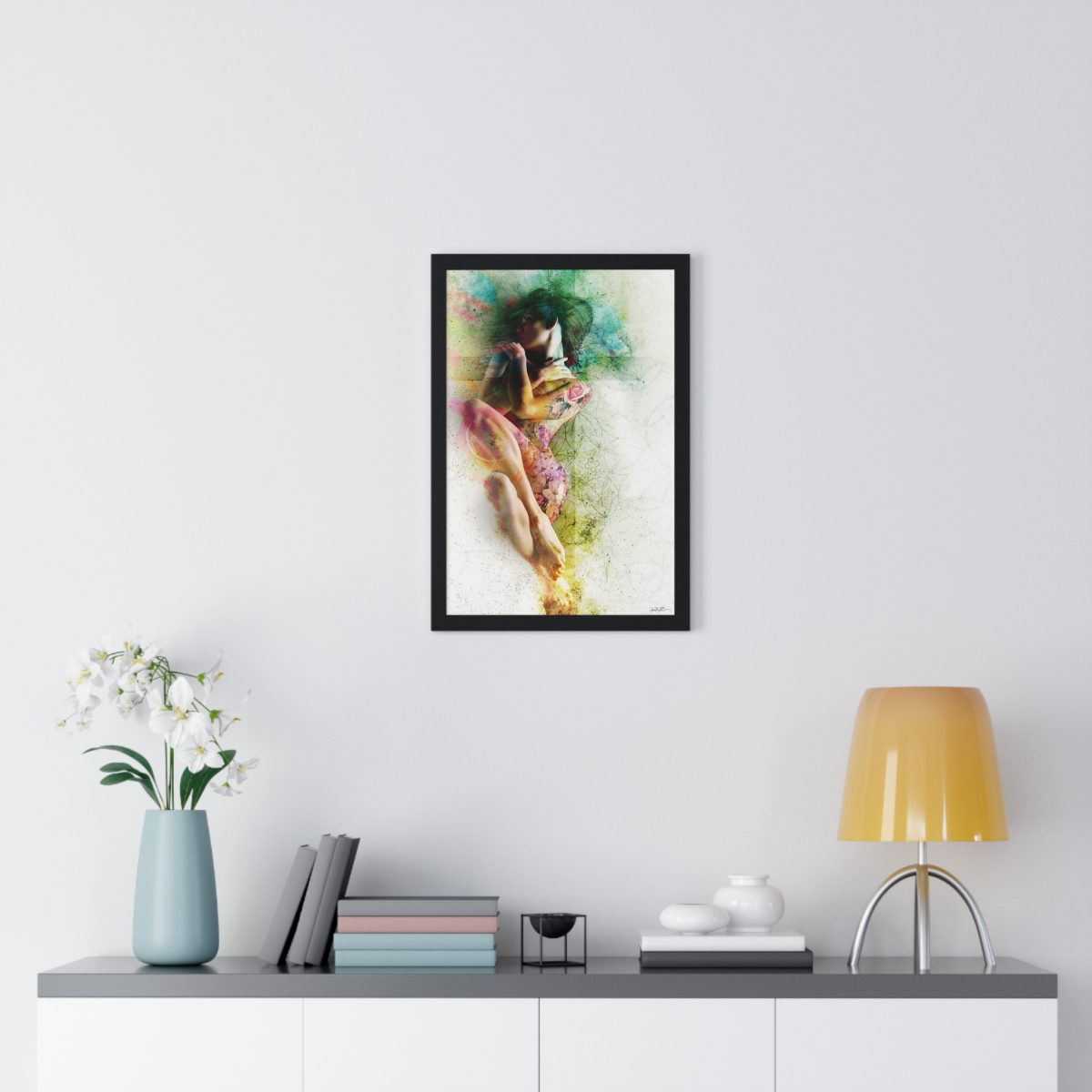 Loved by the Holy Spirit – Matte Canvas, Black Frame - Image 2
