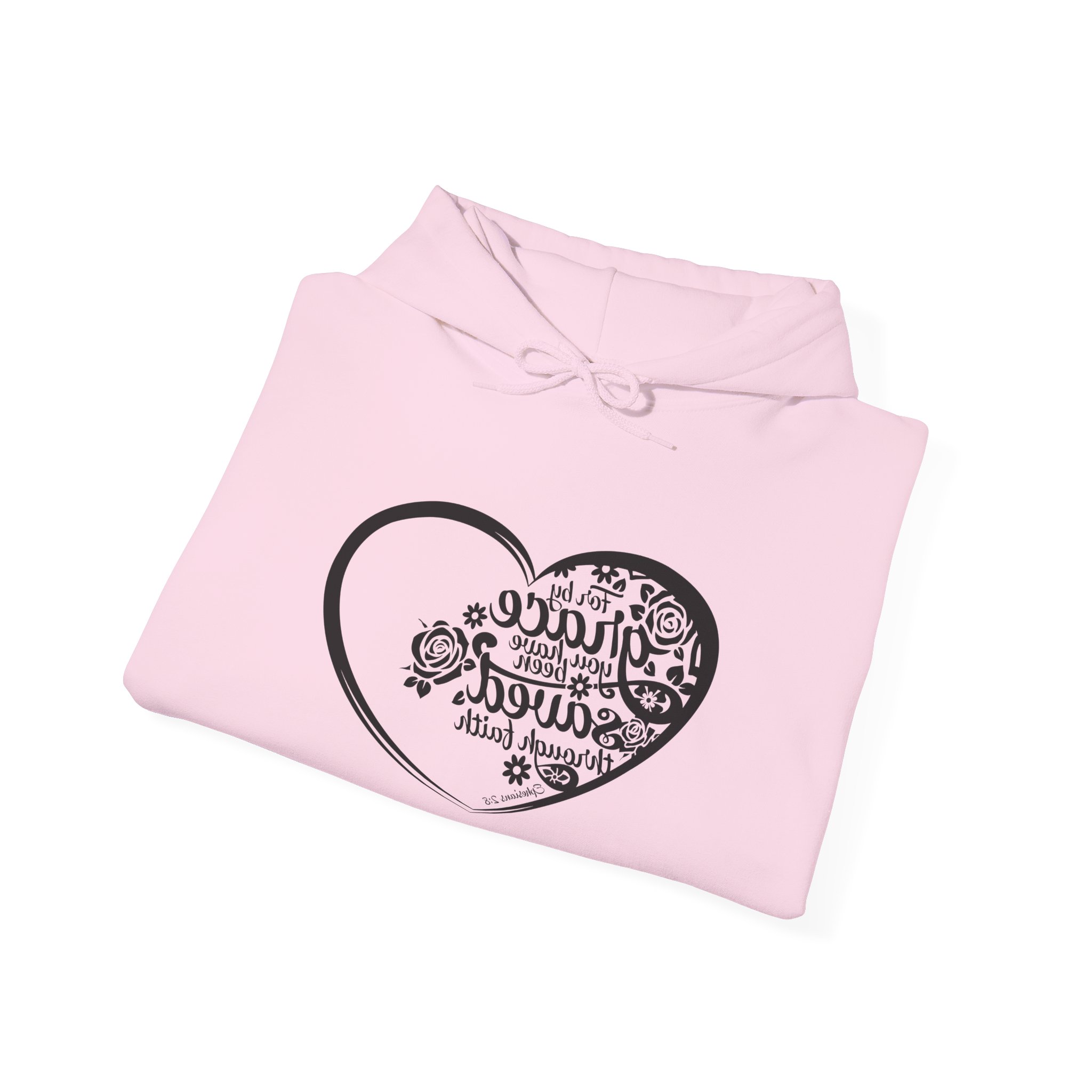 Saved by Grace - Mirror Reflection Reminder™ Hooded Sweatshirt - Image 16